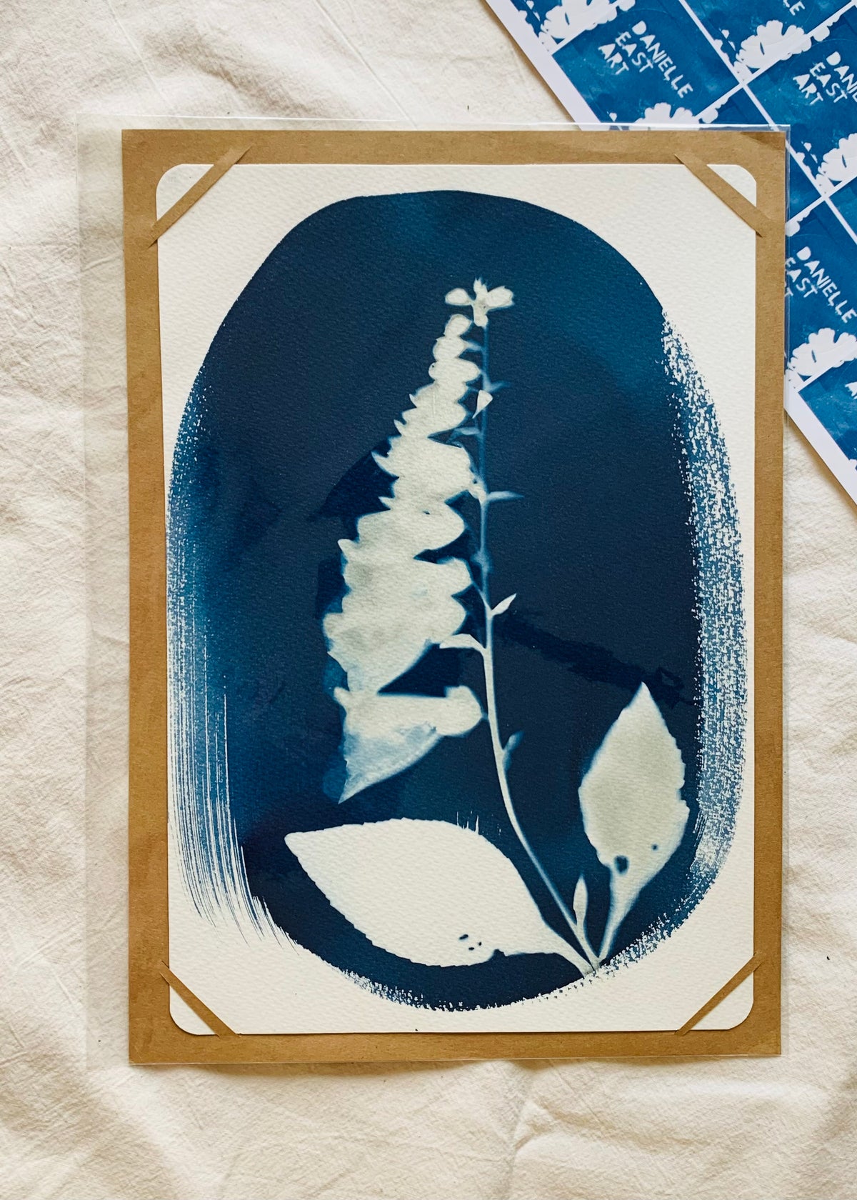 First Fox glove 19x28cm Original Print - SALE