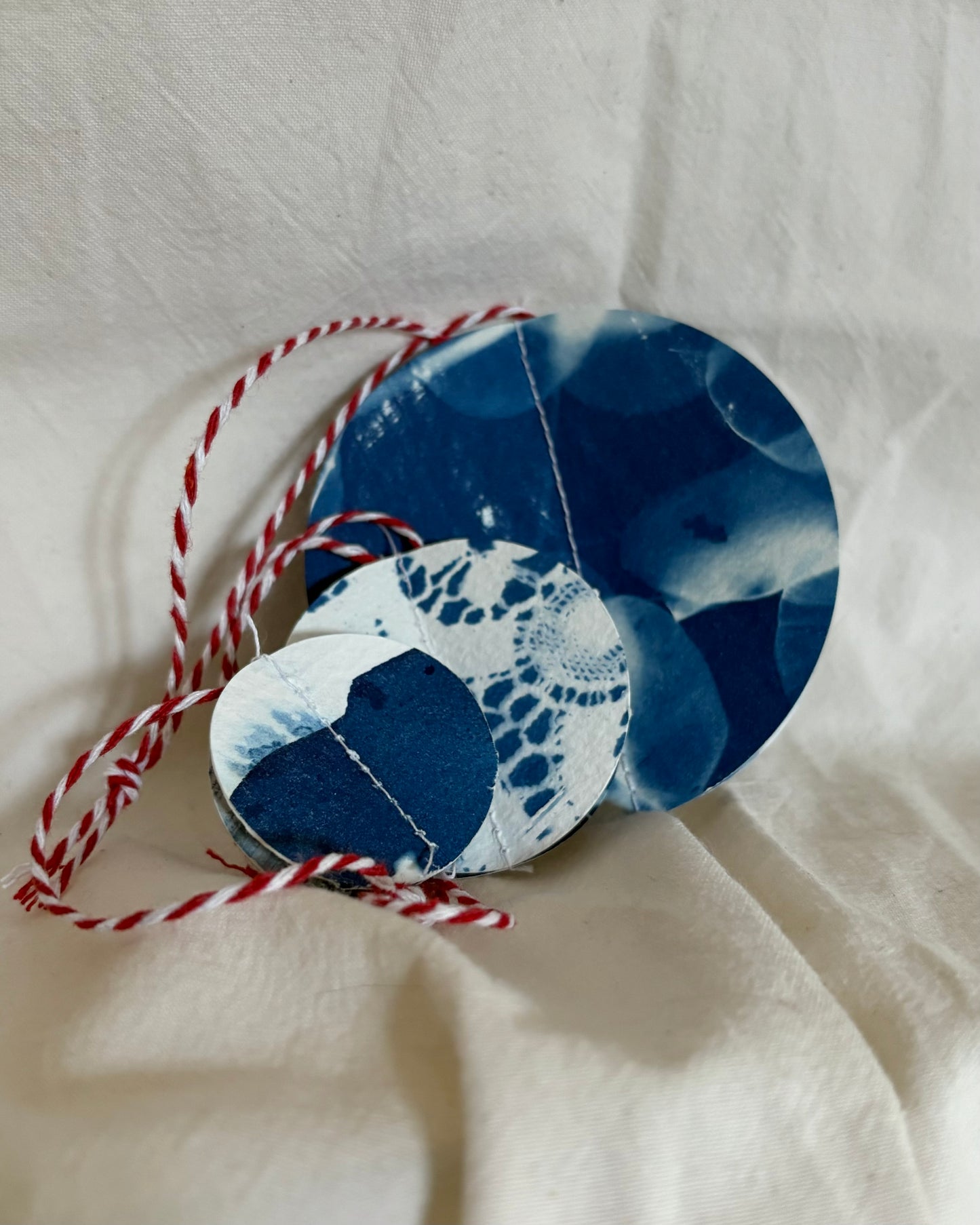Cyanotype Bauble - Set of 3 (PACK 5)