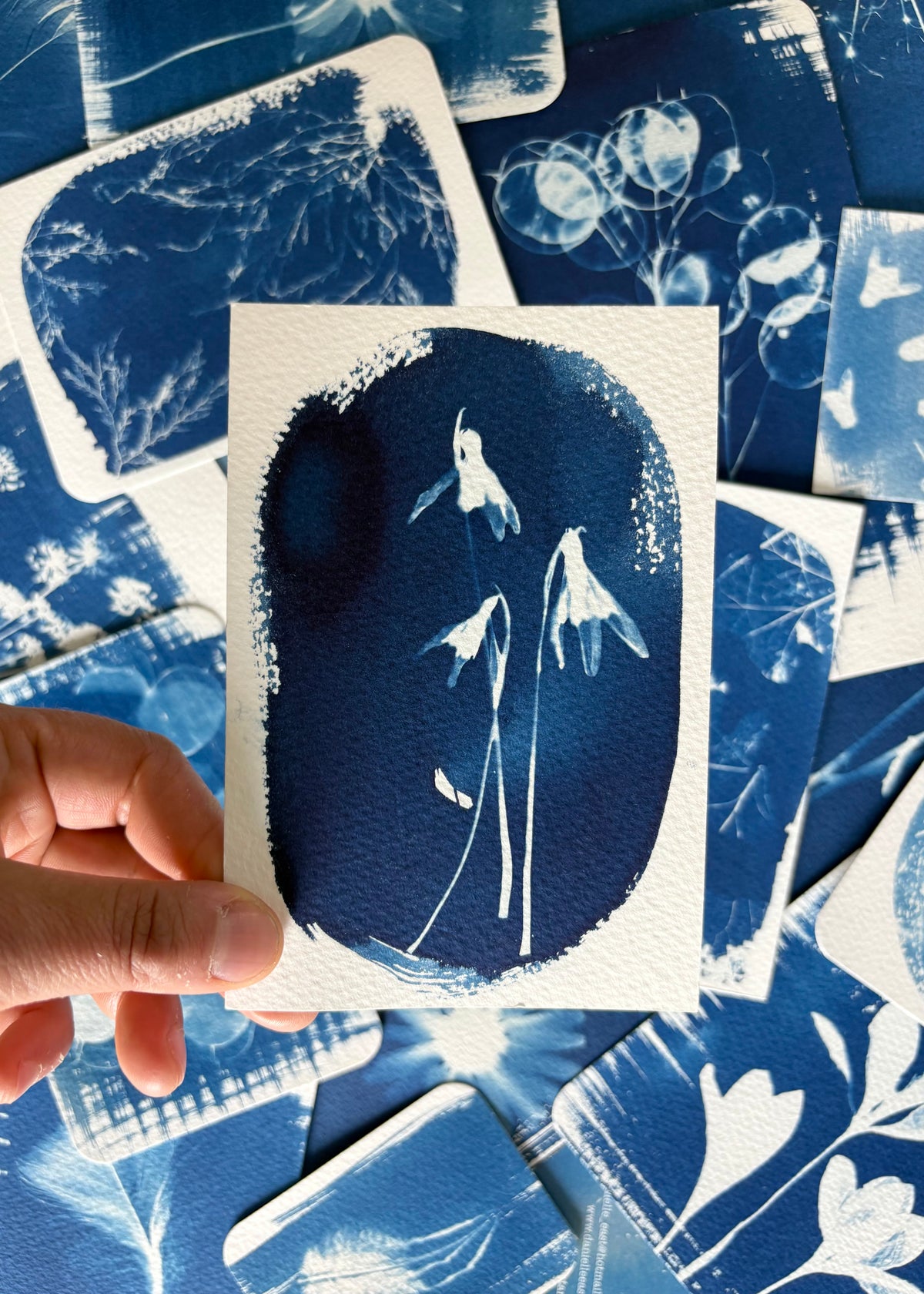 Wonky Drops 9.5x14cm - Original Print - SALE