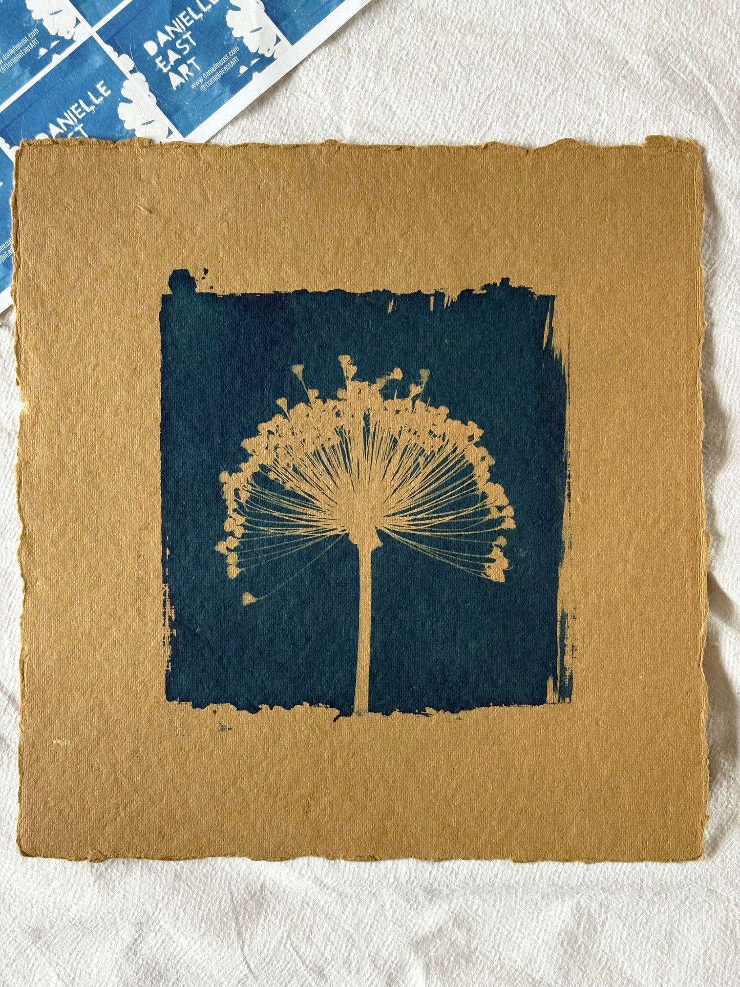 Sand Allium 21.5x22cm - Original Print