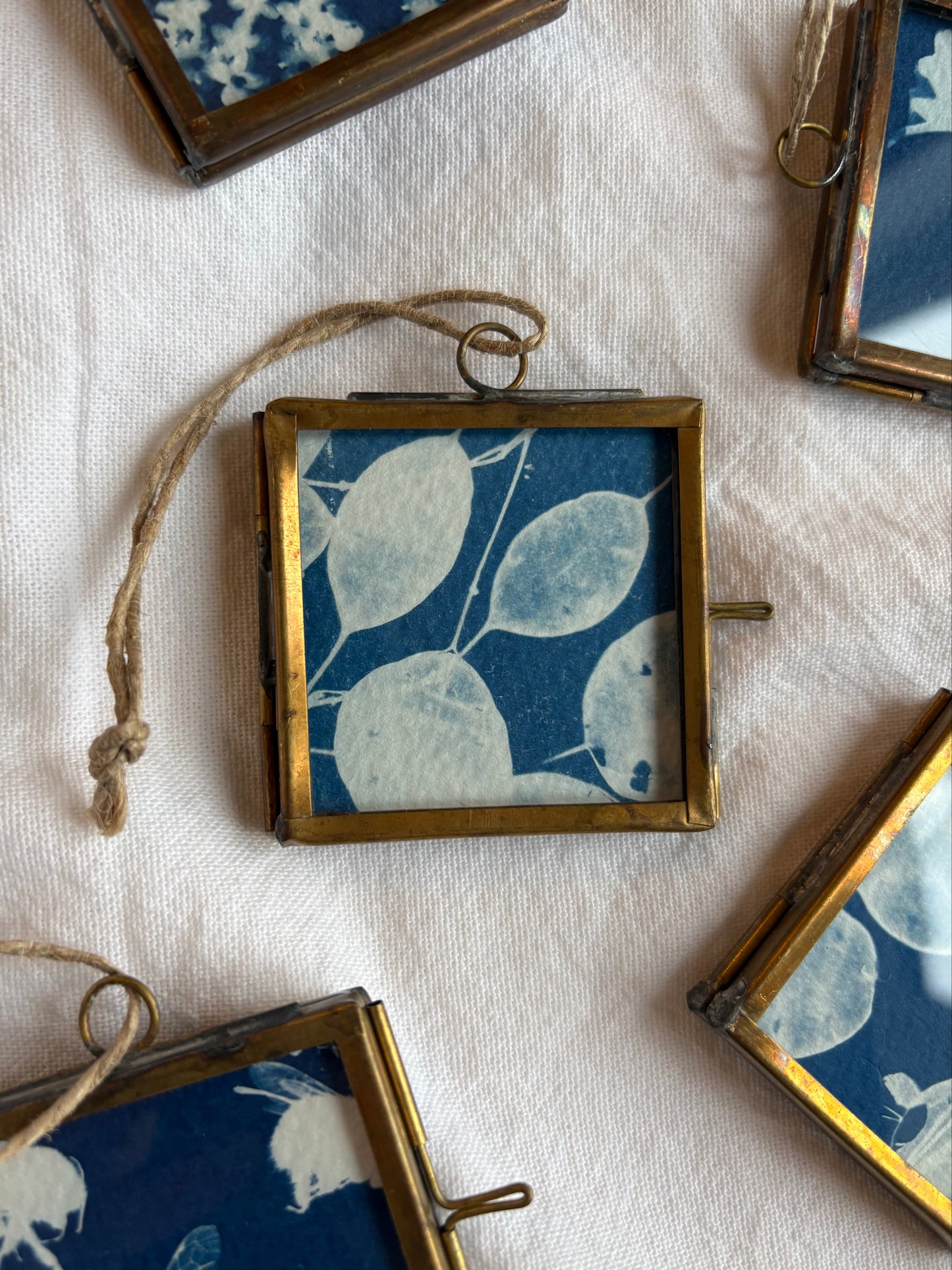 Honesty i - bockingford - 4x4cm frame