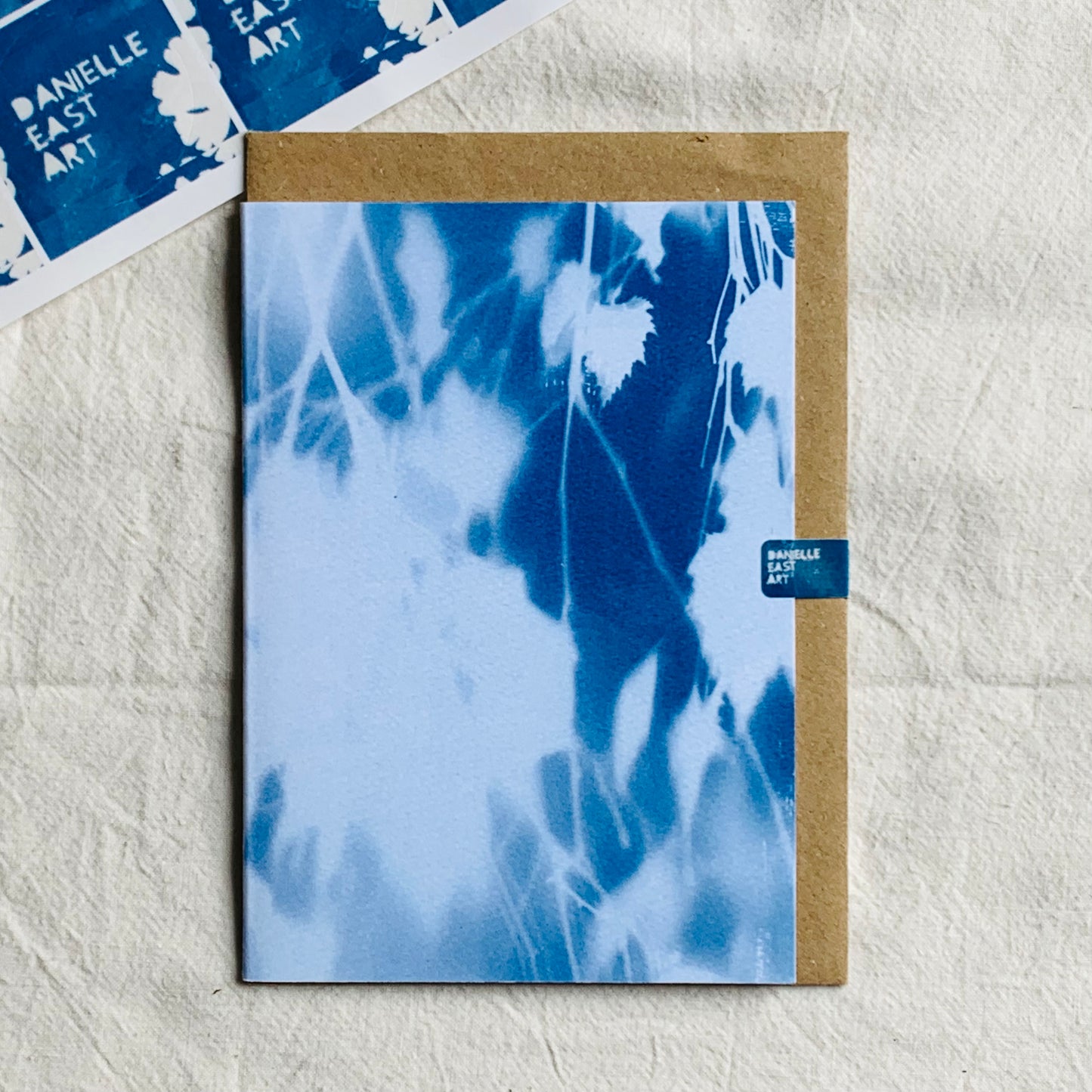 Birch Tree - Cyanotype - Blank Card