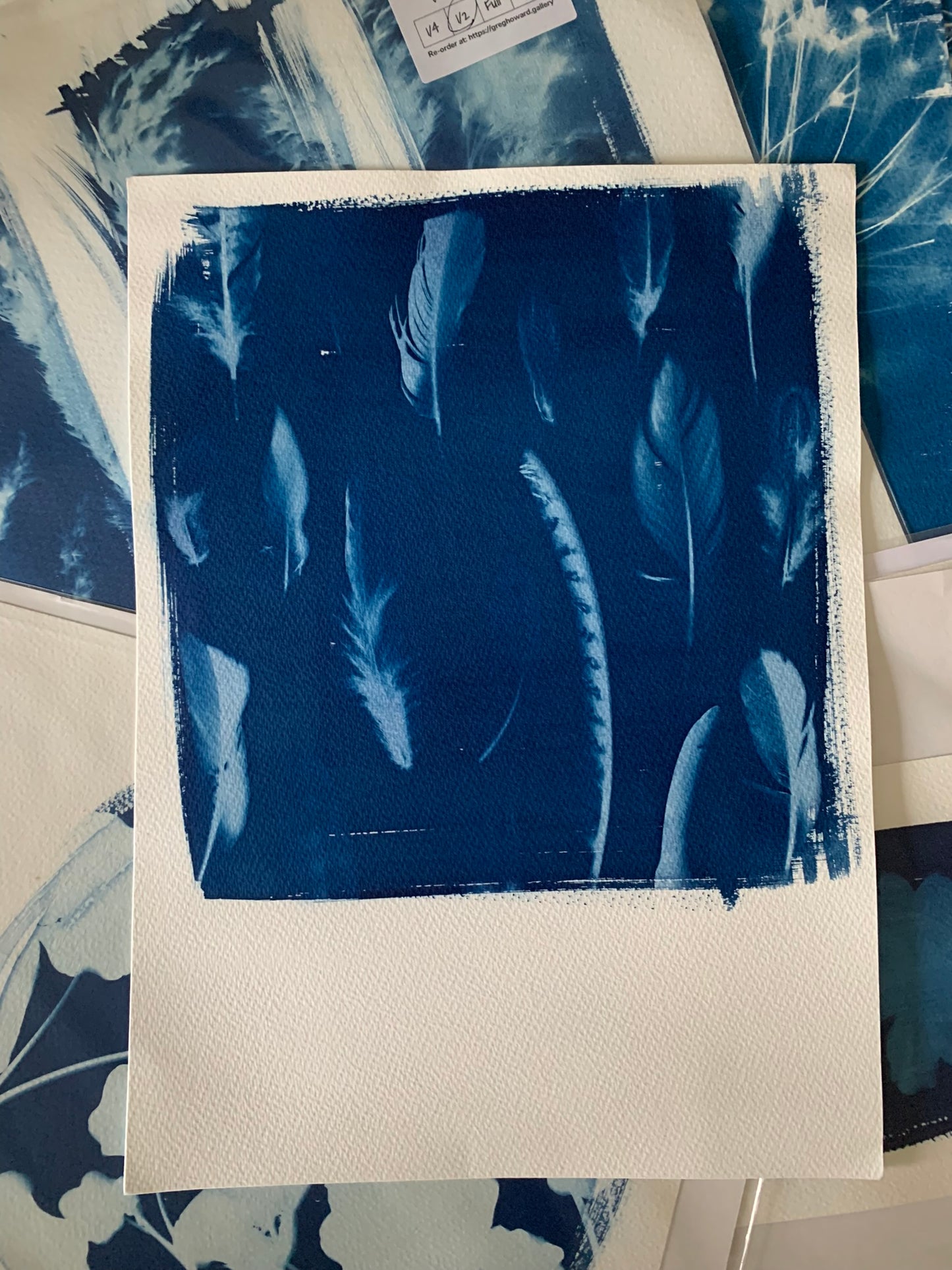 Feather Polaroid (11x15") Original Print - SALE