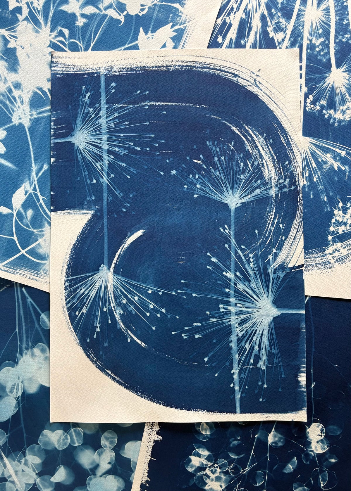 Abstract Spiders (15x22") Original Print - SALE