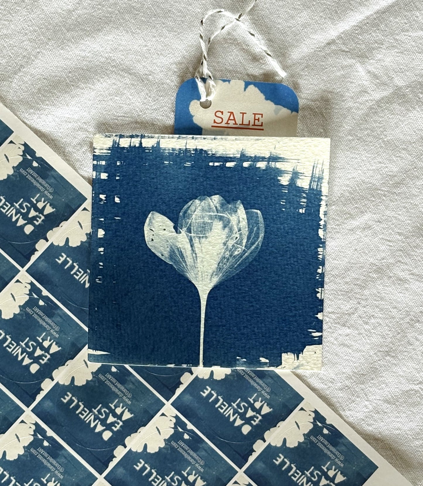 Crocus - 10.5 x 10.5cm - Original Print - SALE