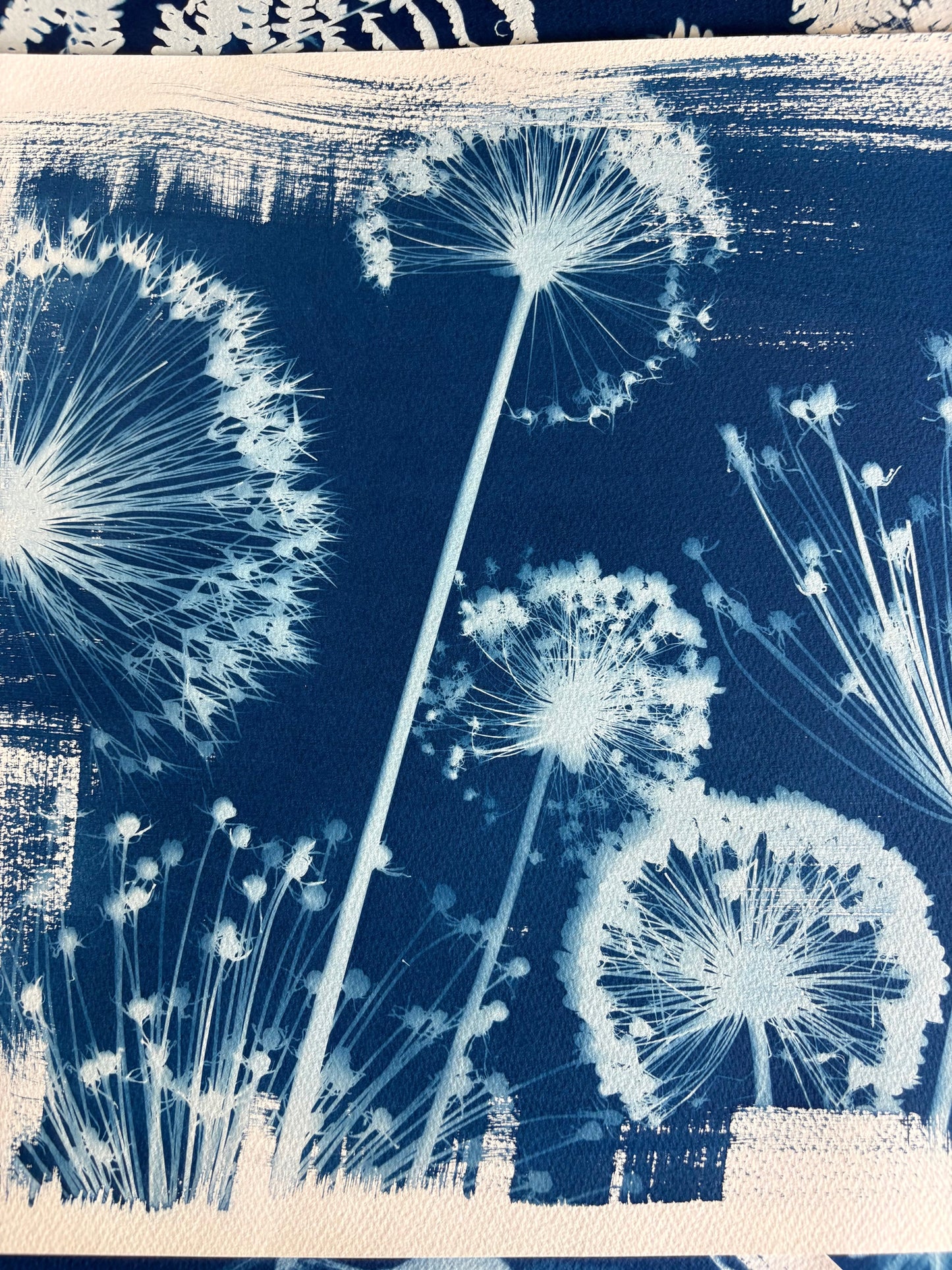 Allium Landscape (15x22") Original Print