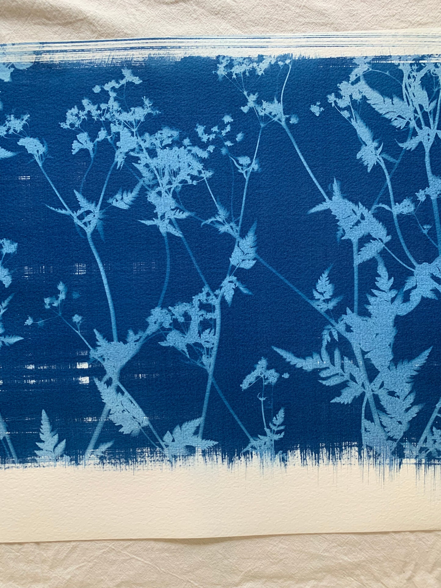 Blue Landscape (15x22") Original Print