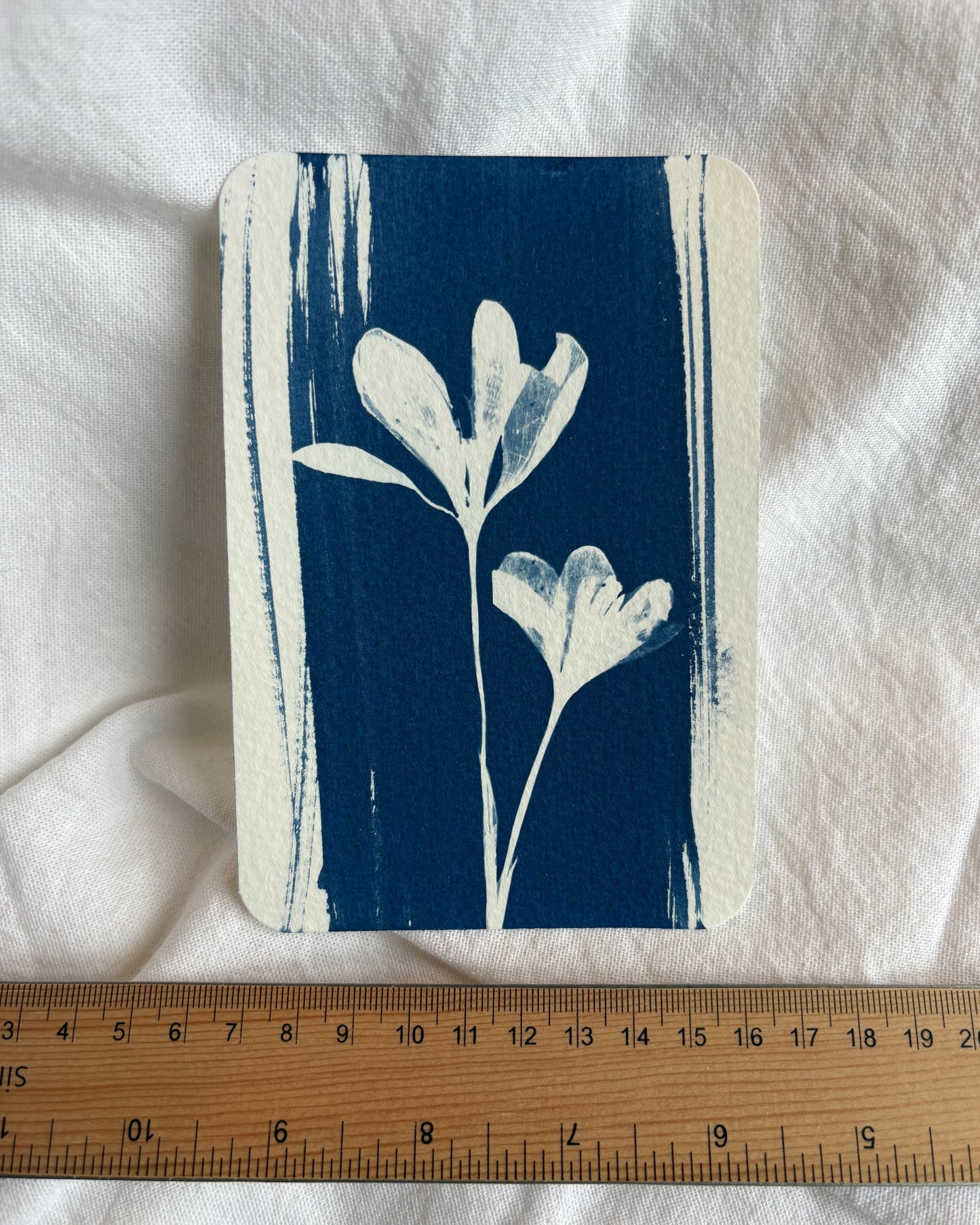 Crocus pair 14 x 9.5cm - Original Print