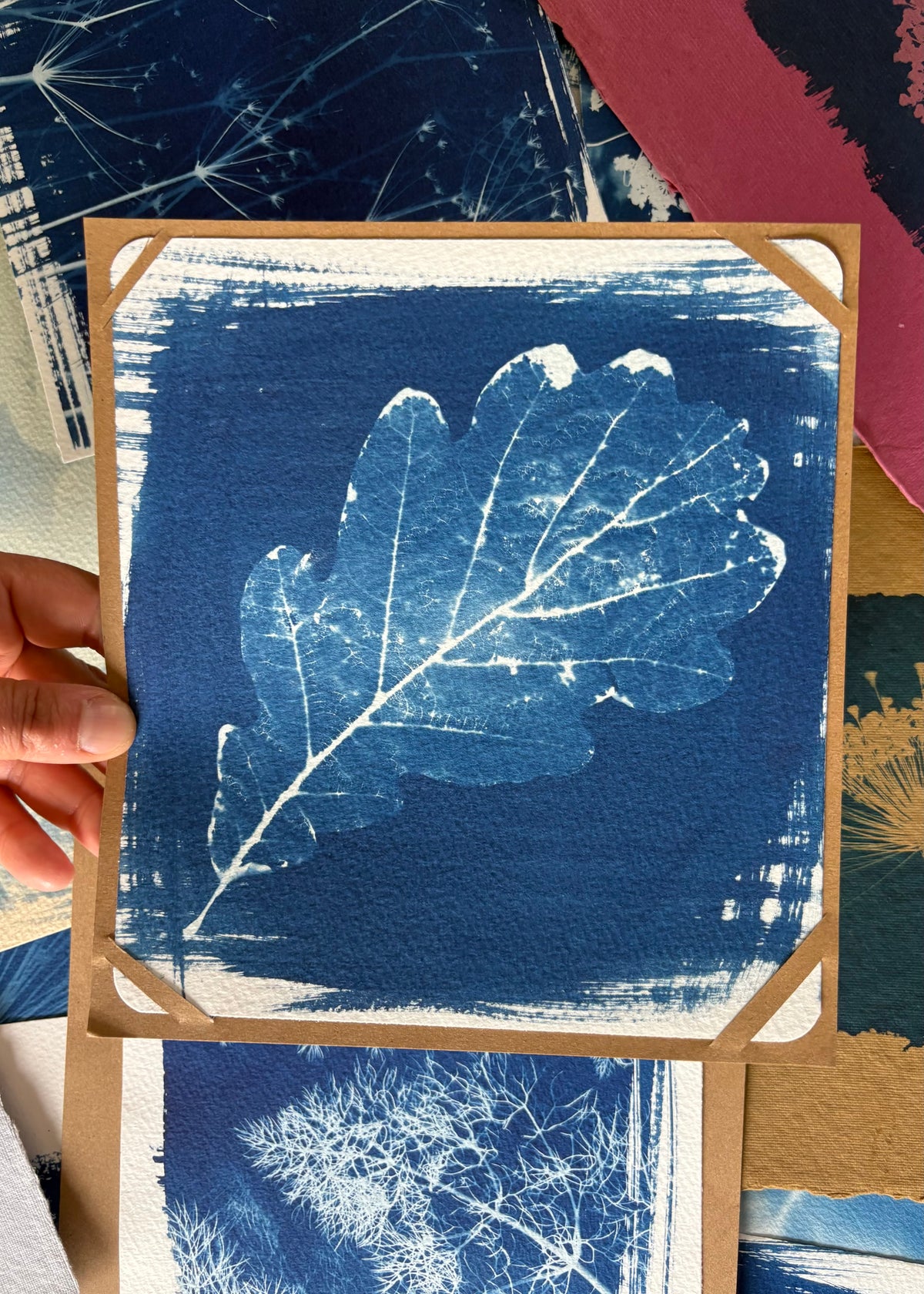 Oak Leaf 18x20cm - Original Print  - SALE