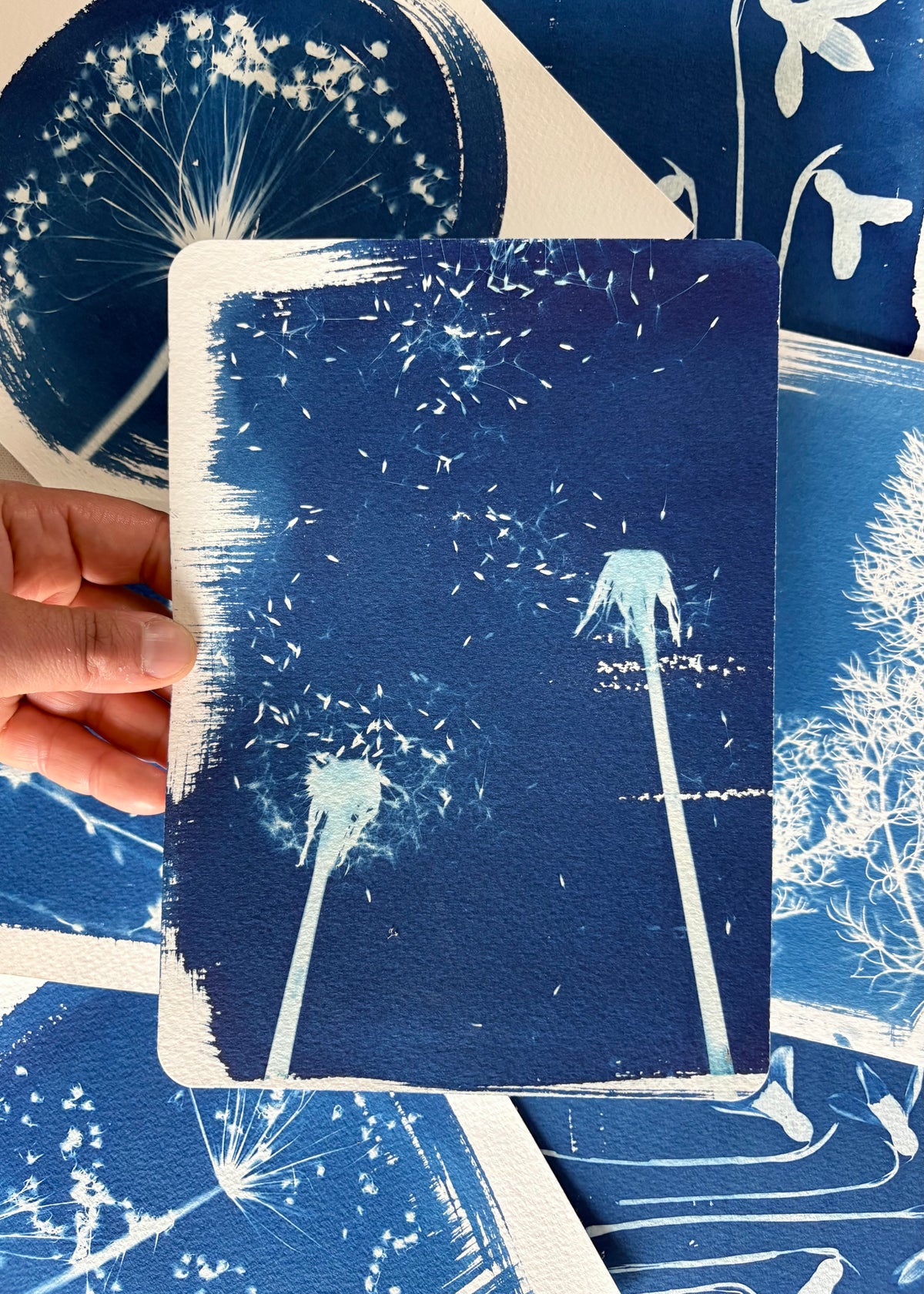 Double Dandelion 15x20cm - Original Print  - SALE