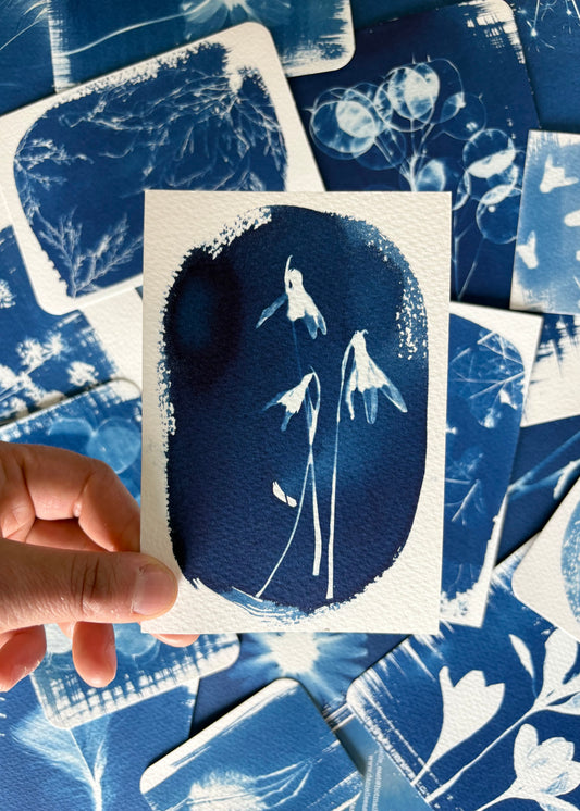 Wonky Drops 9.5x14cm - Original Print  - SALE