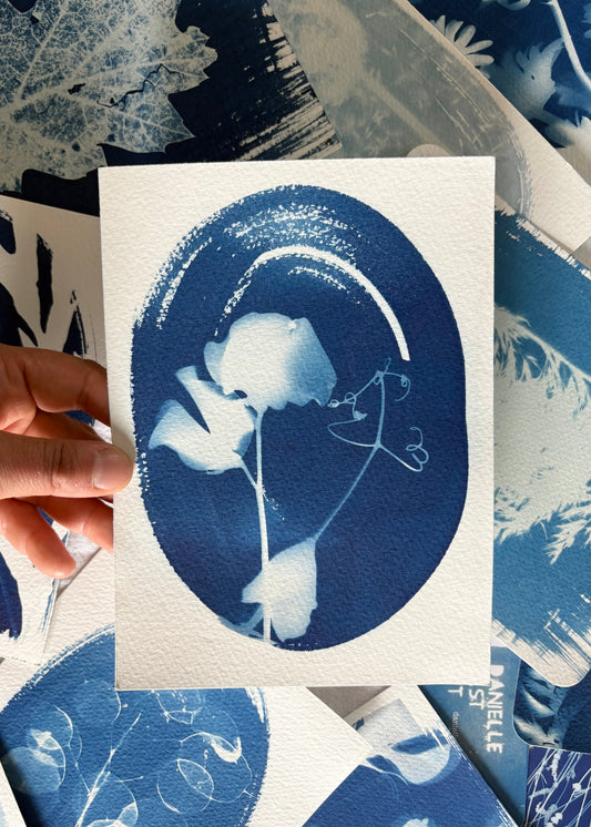 Sweat pea Experiment 14x19cm - Original Print  - SALE