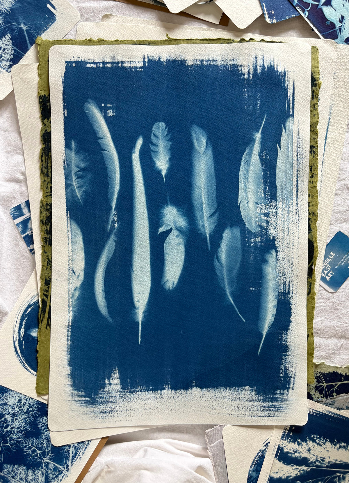 Feathers (15x22") Original Print - SALE
