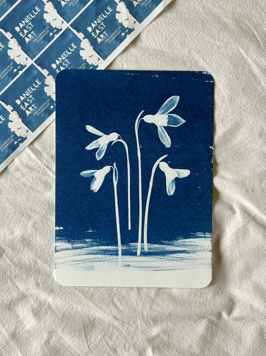 Snow Drop Four 14.5x21cm - Original Print