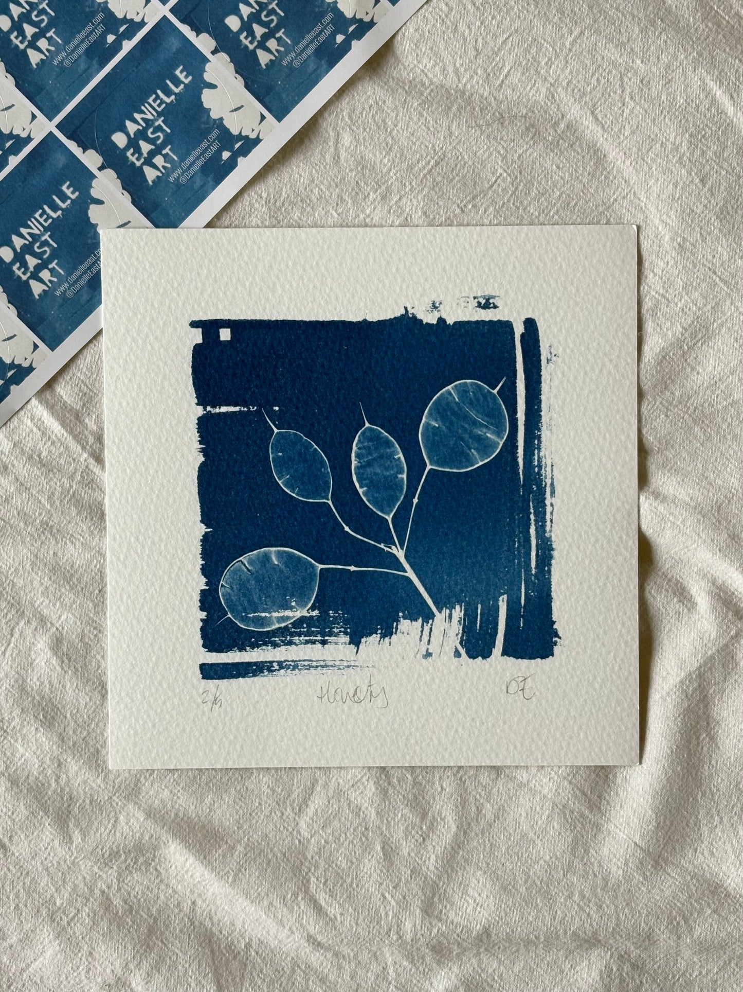 Honesty Square 15x15cm - Original Print