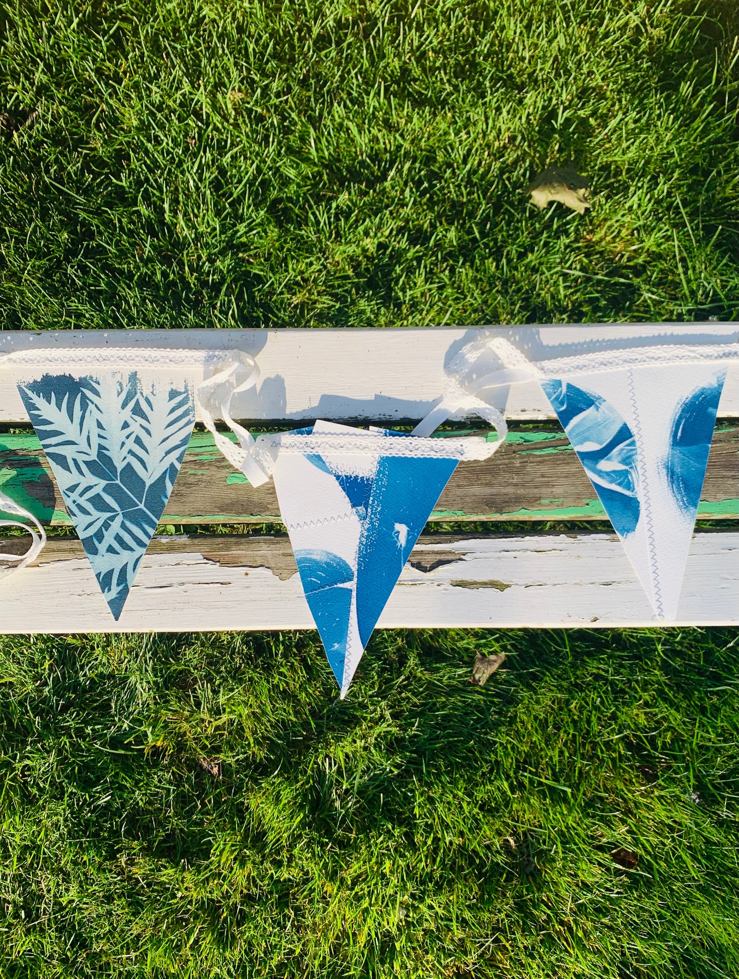 Cyanotype Bunting - Set 2