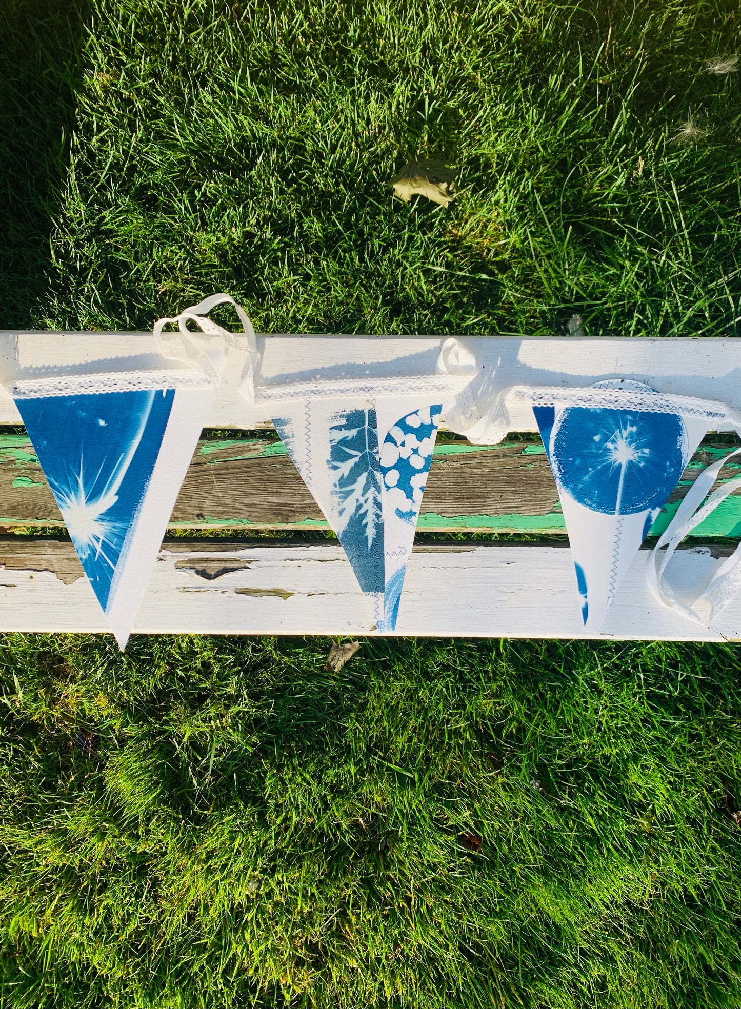 Cyanotype Bunting - Set 2