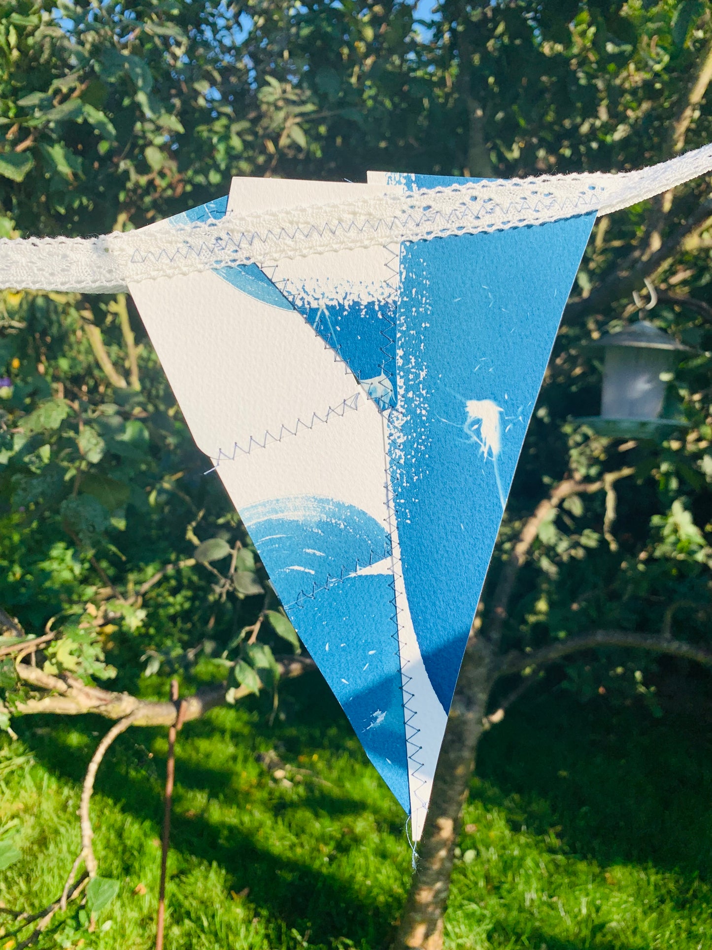 Cyanotype Bunting - Set 2