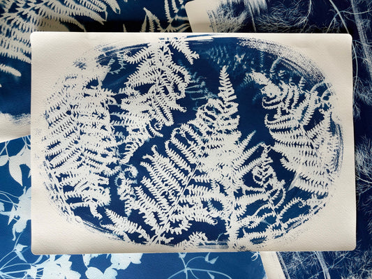 Fern Oval (15x22") Original Print