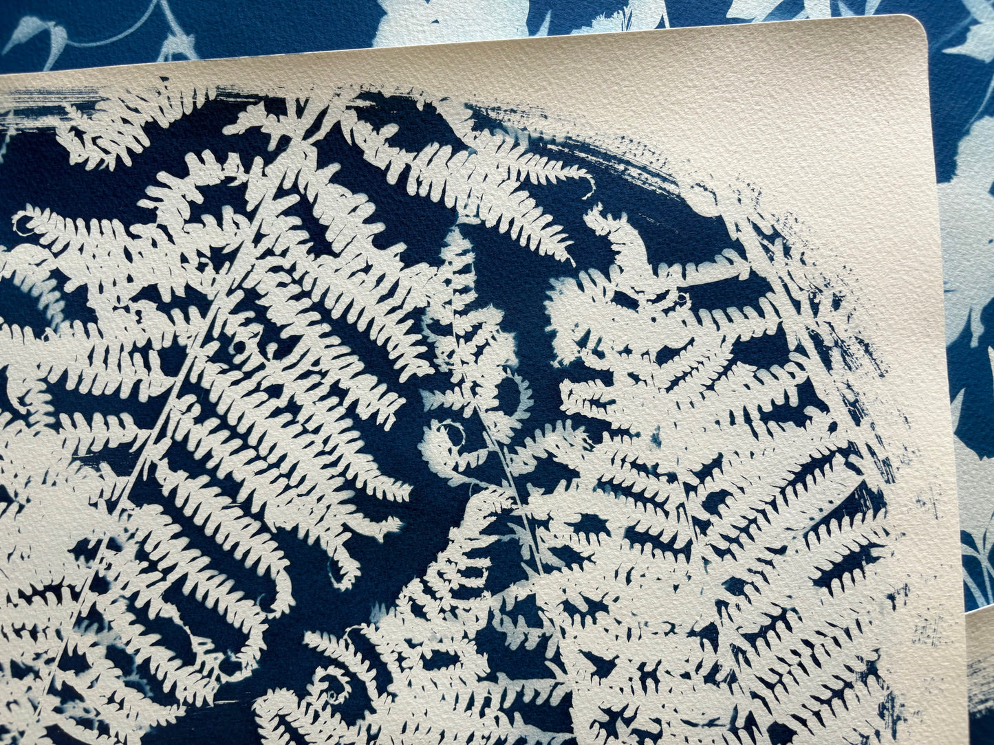 Fern Oval (15x22") Original Print