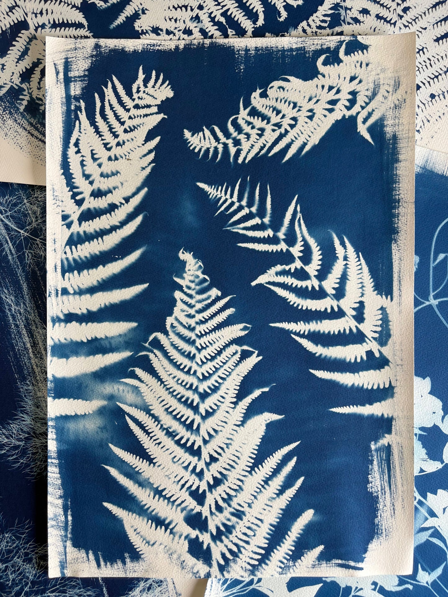 Fronds (15x22") Original Print
