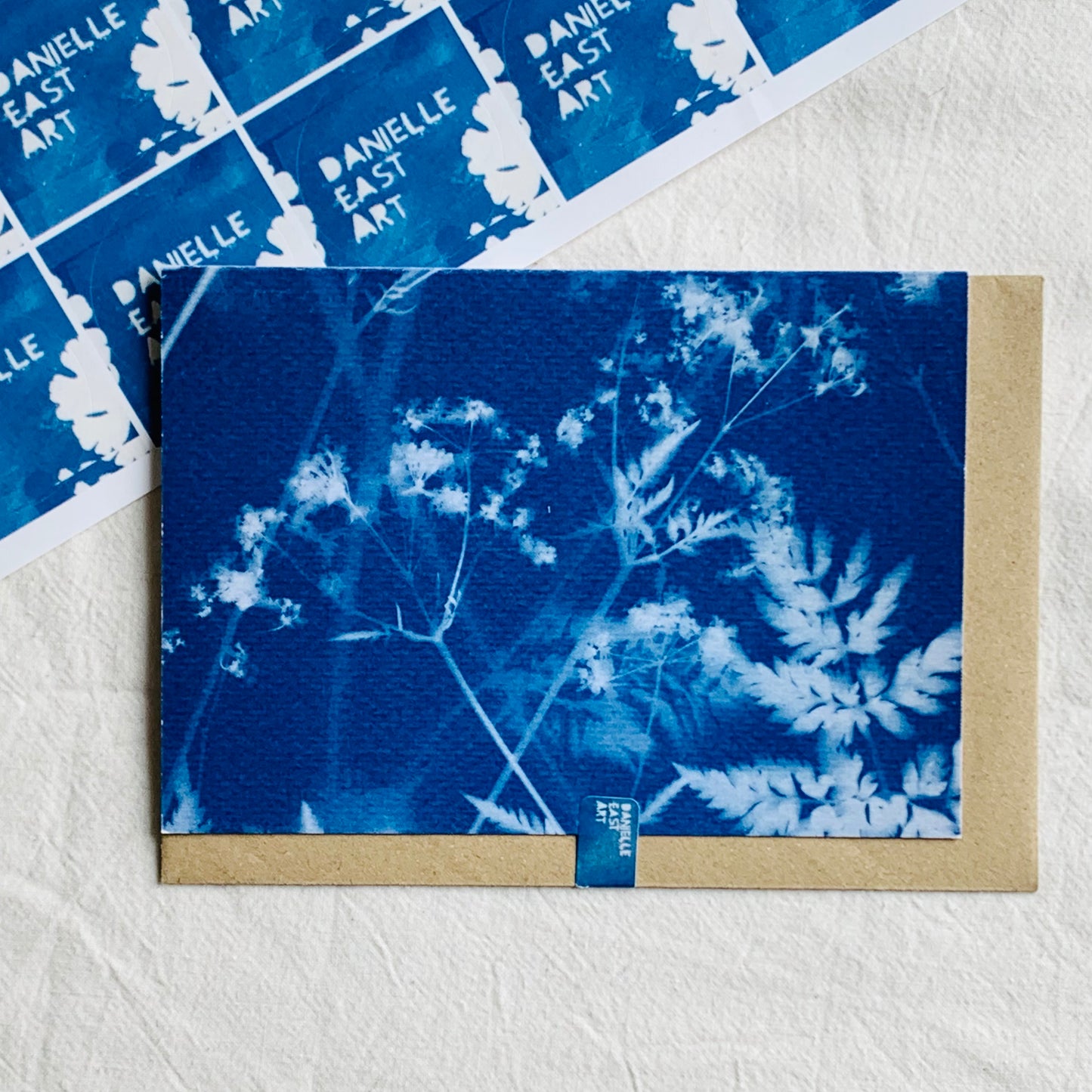 Haze - Cyanotype - Blank Card