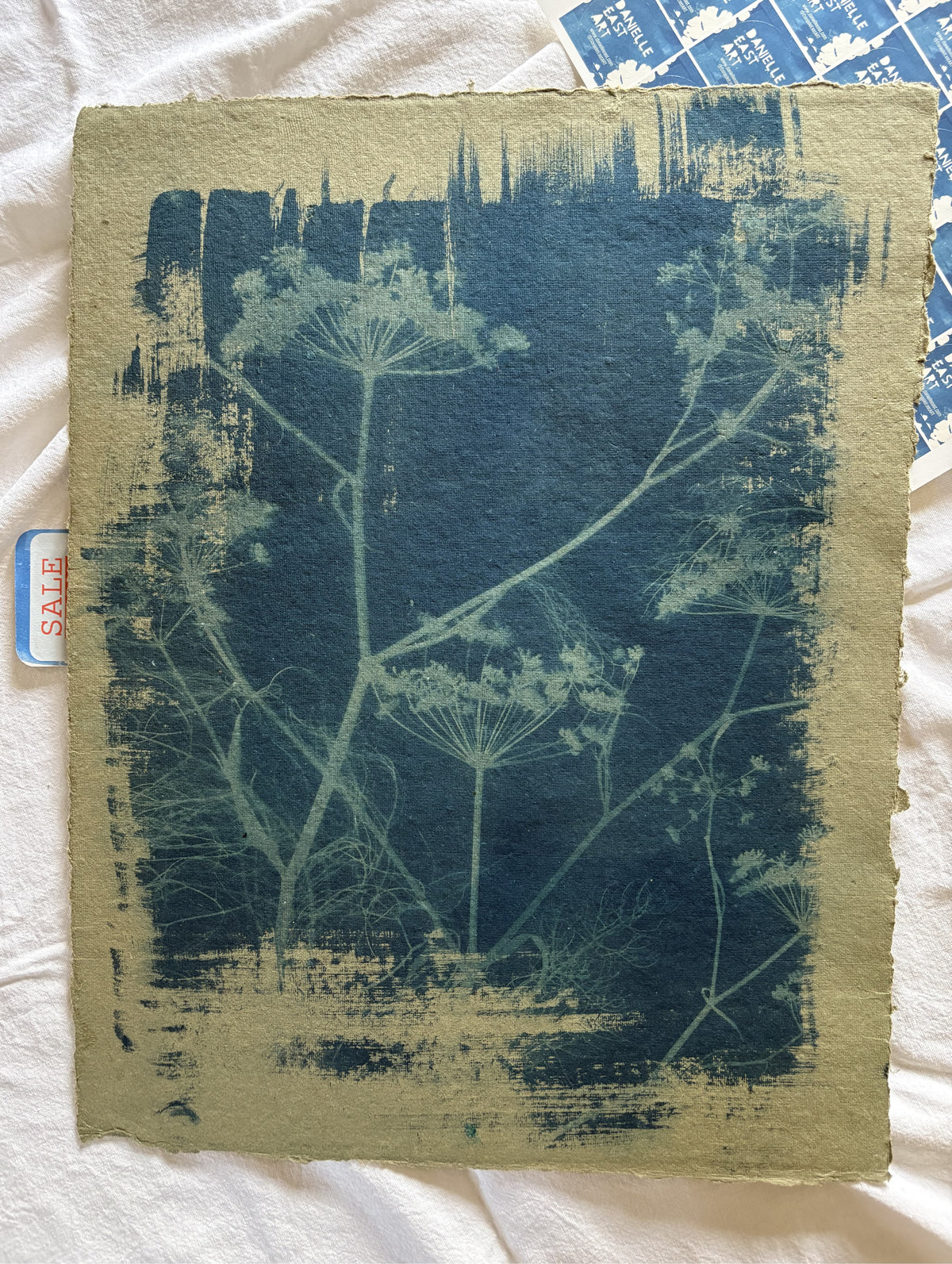 Pale Green Fennel (40x52cm) Original Print - SALE