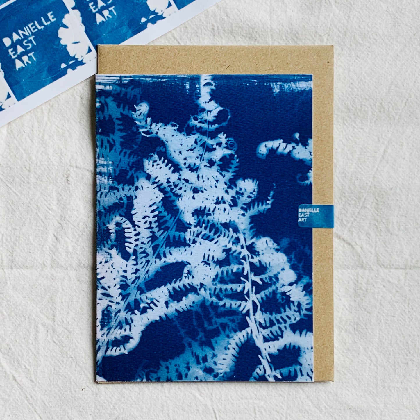 Ferns - Cyanotype - Blank Card