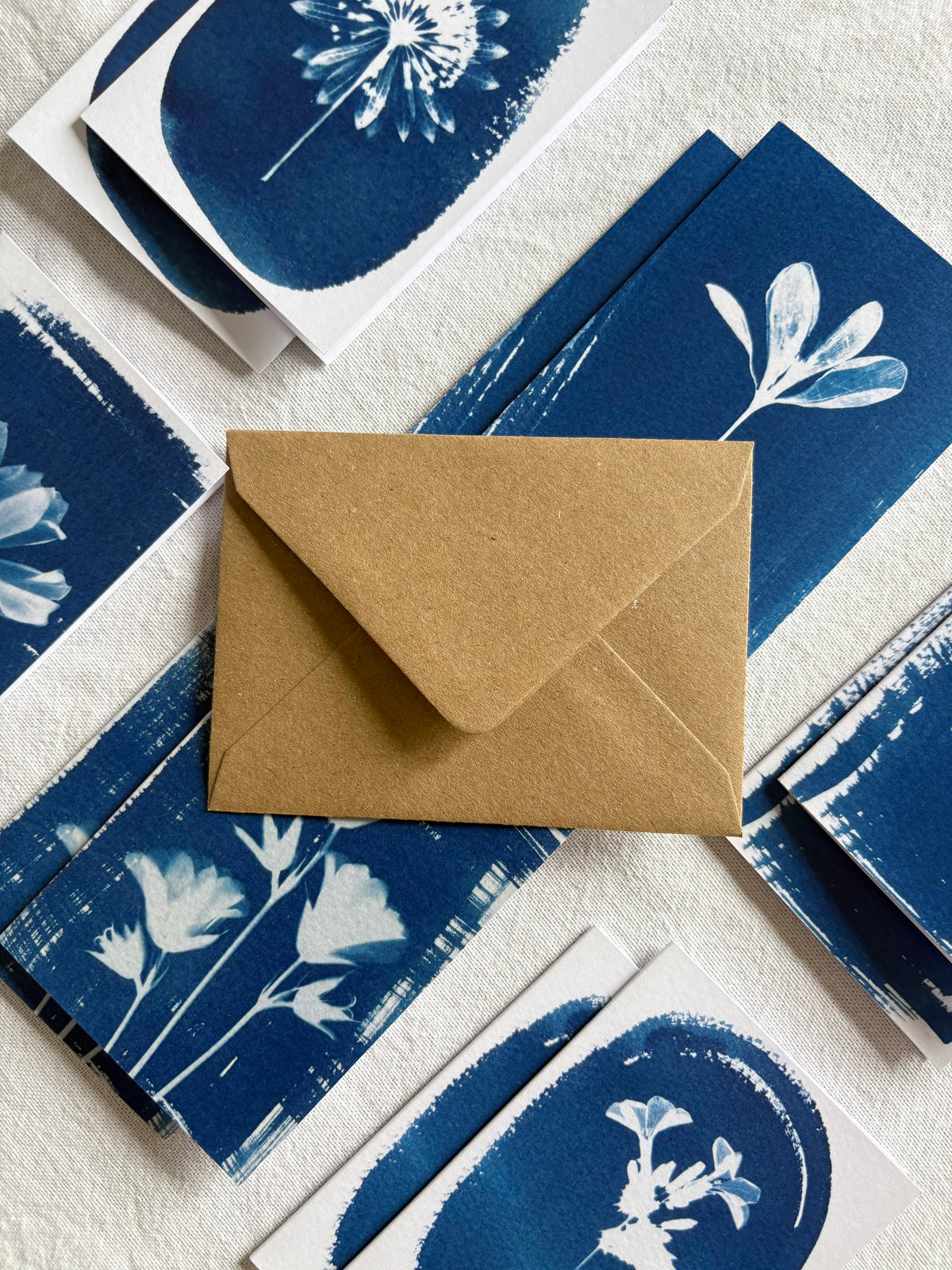 Bugs - Cyanotype -  A7 - Pack of 6