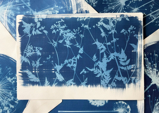 Blue Landscape (15x22") Original Print - SALE