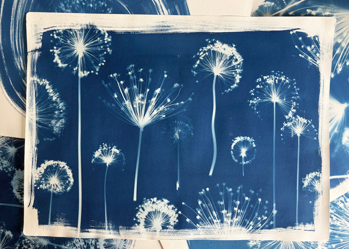 Allium Bits (22x30") Original Print - SALE