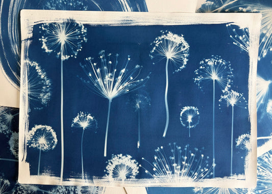 Allium Bits (22x30") Original Print - SALE