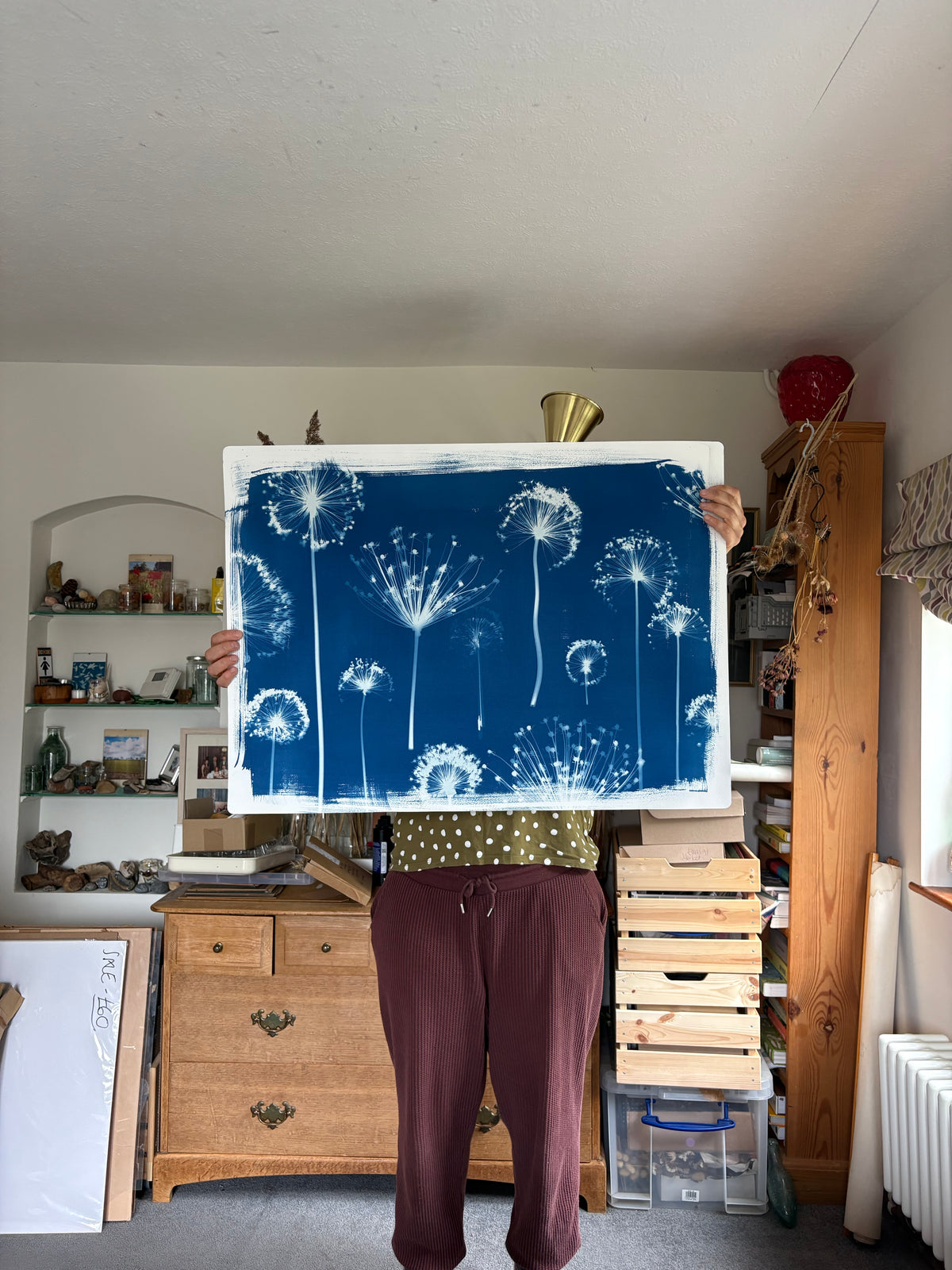 Allium Bits (22x30") Original Print - SALE