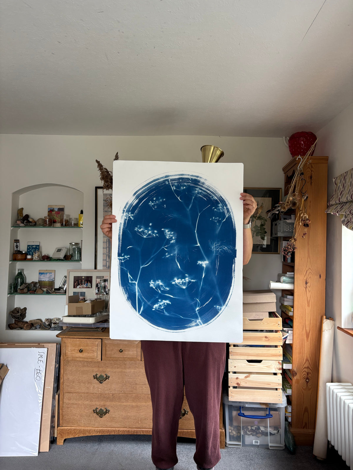 Fennel Oval (22x30") Original Print - SALE