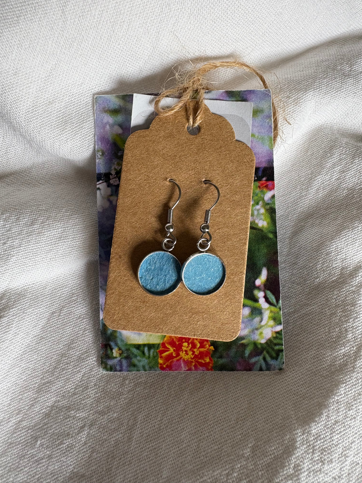Blue - Cyanotype - Drop Earring - Sale