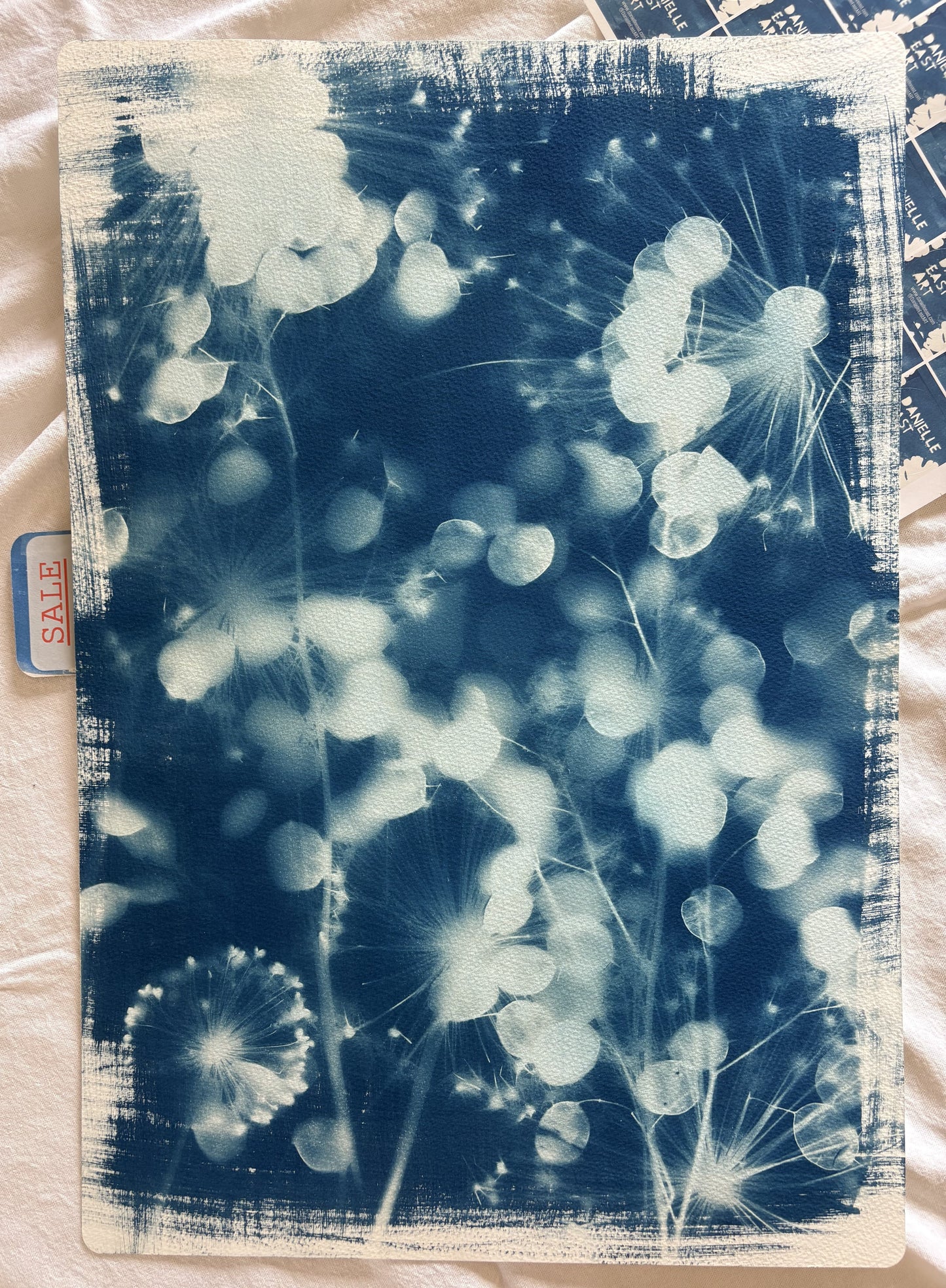 Allium and Honesty (15x22") Original Print - SALE