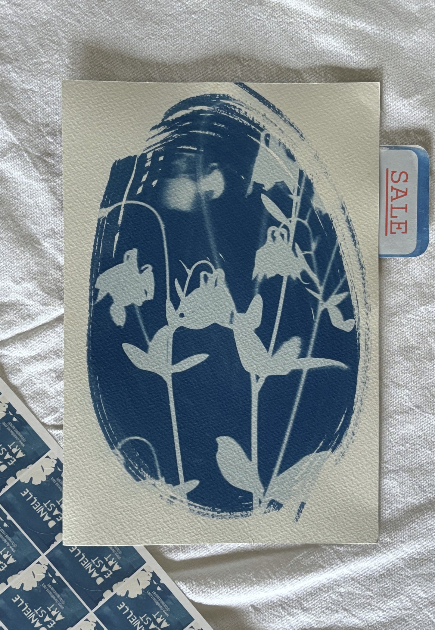 Aqualegia 28x19cm (approx) Original Print SALE