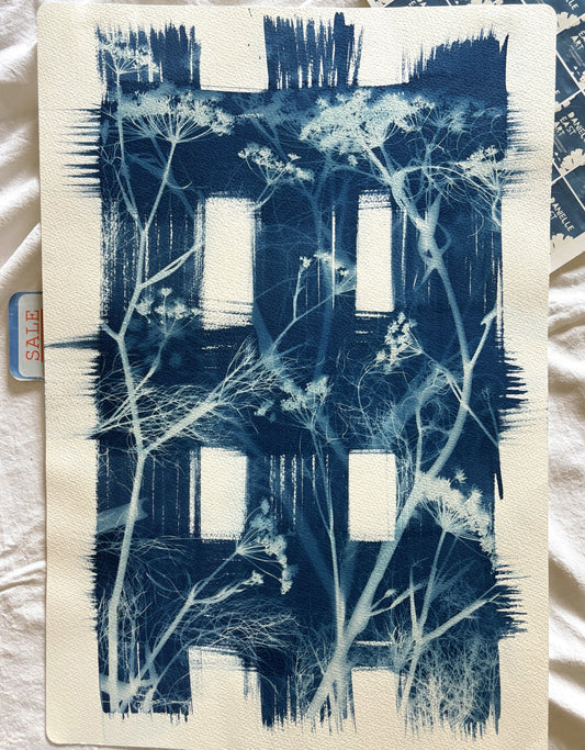 Fennel Check (15x22") Original Print - SALE