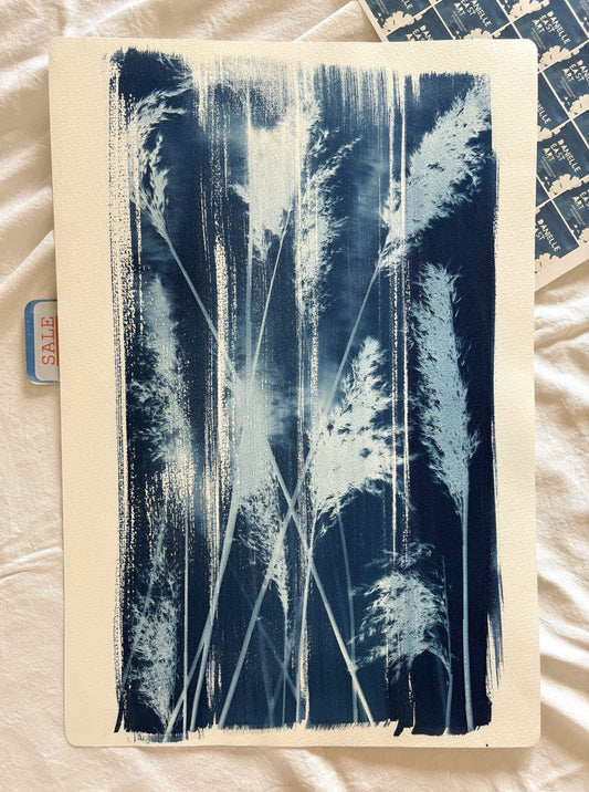 Reed Stripes (15x22") Original Print - SALE