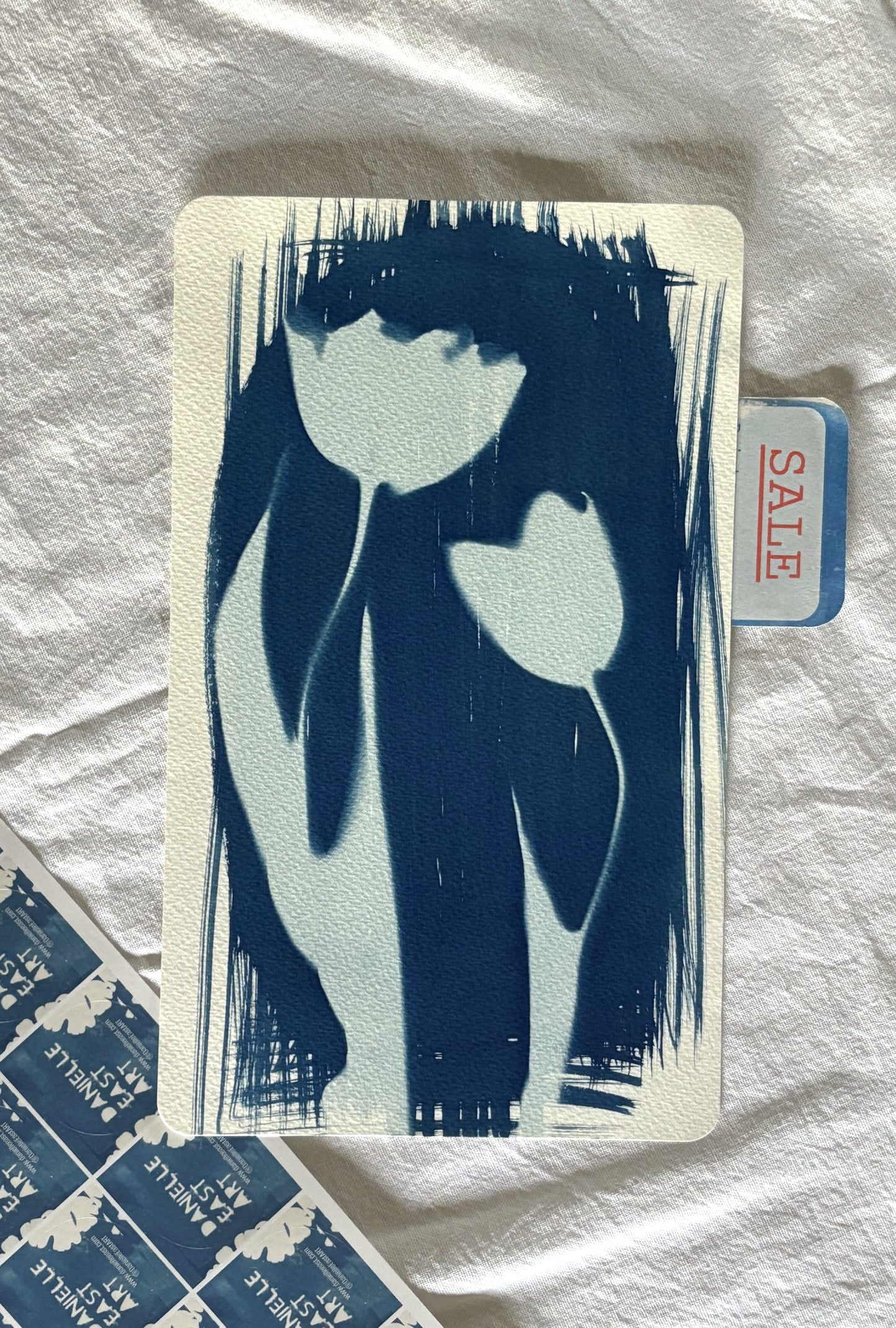 Tulip Duo 16.5x28cm (approx) Original Print